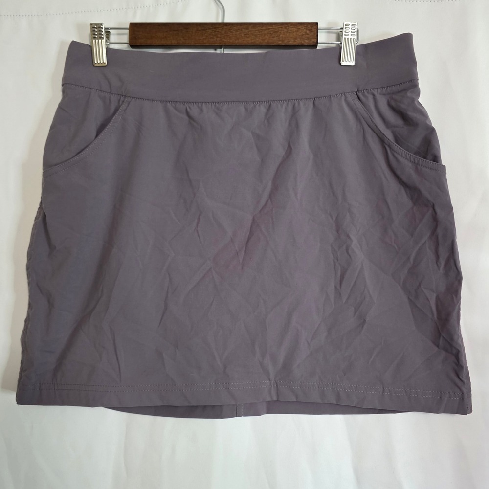 Columbia Womens Skort Purple Skirt Shorts Large L Active Hiking Gorpcore Skirt